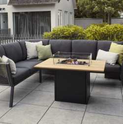 Cosi Loft 120 Relaxed Dining Gas Fire Pit Table